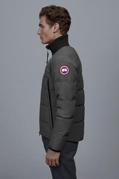 Chamarras Canada Goose Hombre Mexico - Woolford Chaqueta De Bombardero Grises NU5340769